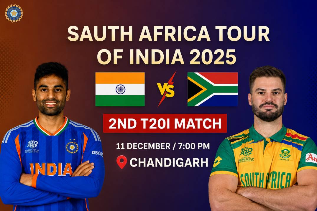 South Africa Tour of India 2025 – 2nd T20I Match